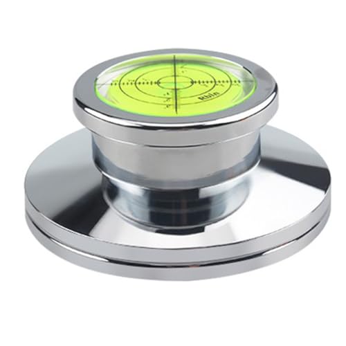 Tdkjfoutr HiFi-Plattenspieler-Stabilisator für LP- und Vinyl-Schallplatten, Metall-Scheibengewichtsklemme in Silber für Optimale Leistung Tdkjfoutr HiFi-Plattenspieler-Stabilisator für LP- und Vinyl-Schallplatten, Metall-Scheibengewichtsklemme in Silber für Optimale Leistung von Tdkjfoutr