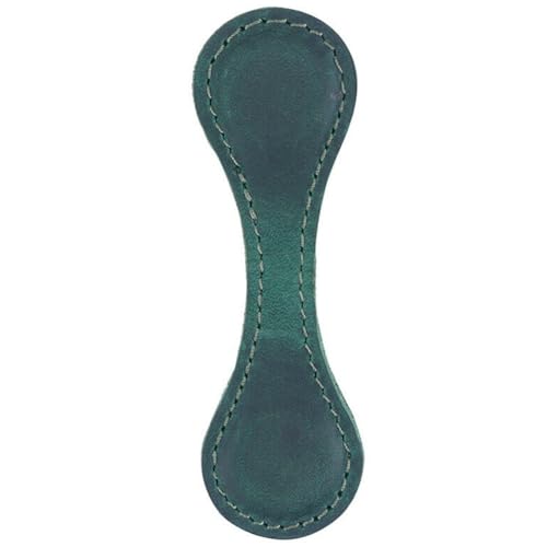 Tdkjfoutr Magnetisches Lesezeichen mit Graviertem Inspirierendem Text, Lesezeichenhalter Aus Leder, Magnetisches Lesezeichen Grün, Einfach zu Verwenden, 3,9 X 1,2/10 X 3 cm von Tdkjfoutr