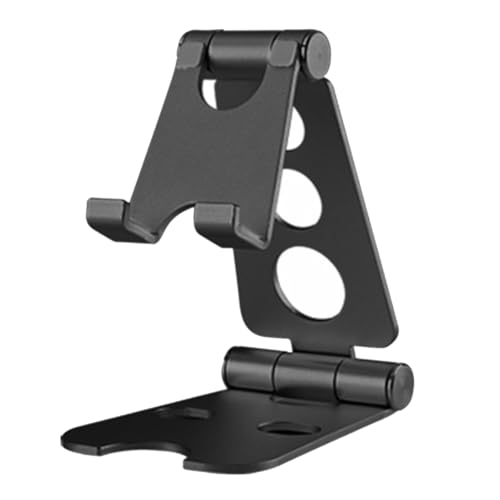 Tdkjfoutr Tablet-Ständer, Zusammenklappbar, Verstellbar, für Den Schreibtisch, Tragbarer Desktop-Ständer, Tablet-Halterung, Schwarz Tdkjfoutr Tablet-Ständer, Zusammenklappbar, Verstellbar, für Den Schreibtisch, Tragbarer Desktop-Ständer, Tablet-Halterung, Schwarz von Tdkjfoutr
