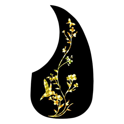 Tdkjfoutr Wassertropfen-Typ -Gitarren-Schlagbrett Anti-Kratzbrett PVC Klassisches Gitarren-Schlagbrett Anti-Kratzbrett E von Tdkjfoutr