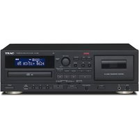 TEAC AD-850-SE CD- & Kassettenspieler mit USB Schwarz von Teac Europe GmbH