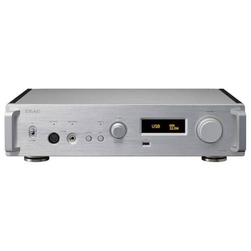 TEAC Reference UD-701N Netzwerk DAC Vorverstärker, USB-DAC Netzwerkplayer, Bluetooth-Empfänger und MQA Volldecoder, Silber von Teac