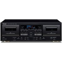 TEAC W-1200 Doppel-Kassettendeck USB-Ausgang schwarz von Teac Europe GmbH