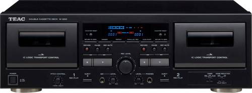 TEAC W-1200 Tape Deck Schwarz von Teac