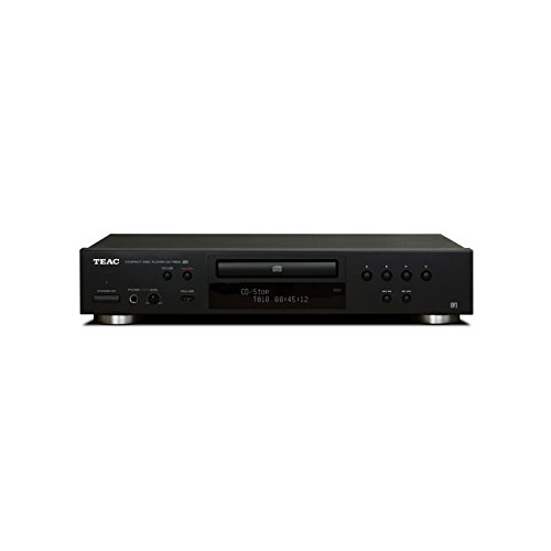 Teac CD-P650-B Professioneller HiFi-separater kompakter CD-Player mit IR-Fernbedienung – Schwarz – ideal als Musik-On-Hold CD-Player (MOH) von Teac