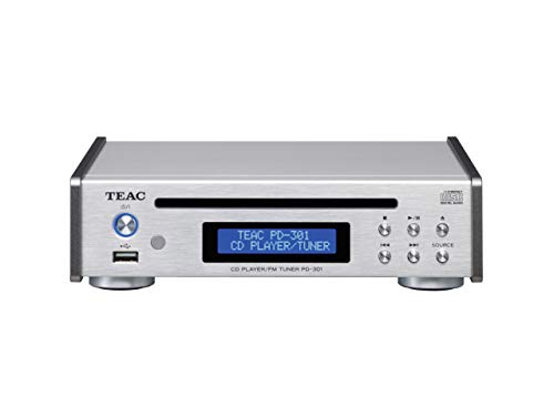 Teac PD-301DAB High End CD-Spieler inkl. DAB/UKW-Tuner, Silber von Teac