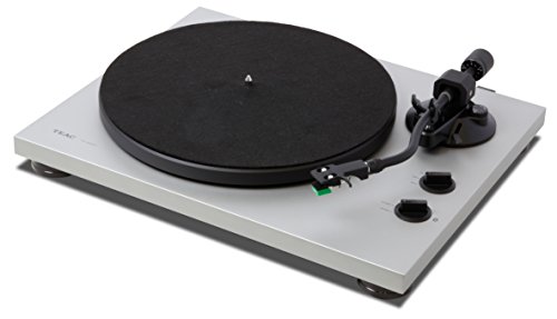 Teac TN-400BT(MW) HiFi-Plattenspieler (Riemenantrieb, drei Schallplattenspieler Abspielgeschwindigkeiten (33/45/78rpm), Bluetooth, USB für PC-Aufnahmen, MM-Tonabnehmersystem), Matt Weiss von Teac