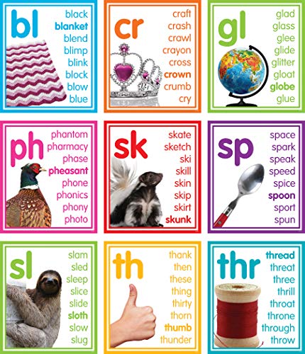 Bunte Fotokarten Digraphs und Mischungen Pinnwand-Set von Teacher Created Resources