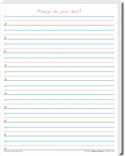 Teacher Created Ressourcen Smart Start 1–2 Schreibpapier: 100 Blatt Teacher Created Ressourcen Smart Start 1–2 Schreibpapier: 100 Blatt von Teacher Created Resources