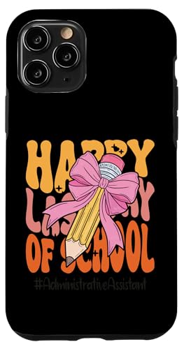 Administrative Assistentin Happy Last Day of School Coquette Hülle für iPhone 11 Pro Administrative Assistentin Happy Last Day of School Coquette Hülle für iPhone 11 Pro von Teacher Pencil Design Apparel Co.