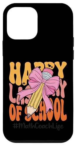 Mathe Coach Happy Last Day of School Coquette Bow Bleistift Hülle für iPhone 12 mini Mathe Coach Happy Last Day of School Coquette Bow Bleistift Hülle für iPhone 12 mini von Teacher Pencil Design Apparel Co.