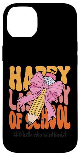 Mathe-Interventionist Happy Last Day of School Kokette Bogen Hülle für iPhone 14 Plus Mathe-Interventionist Happy Last Day of School Kokette Bogen Hülle für iPhone 14 Plus von Teacher Pencil Design Apparel Co.