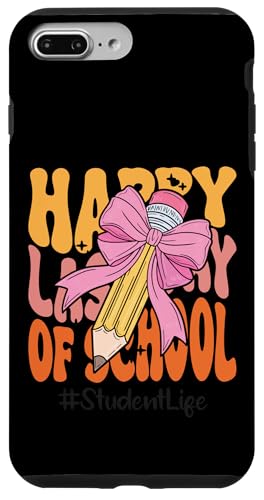 Student Happy Last Day of School Coquette Bow Bleistift Hülle für iPhone 7 Plus/8 Plus Student Happy Last Day of School Coquette Bow Bleistift Hülle für iPhone 7 Plus/8 Plus von Teacher Pencil Design Apparel Co.
