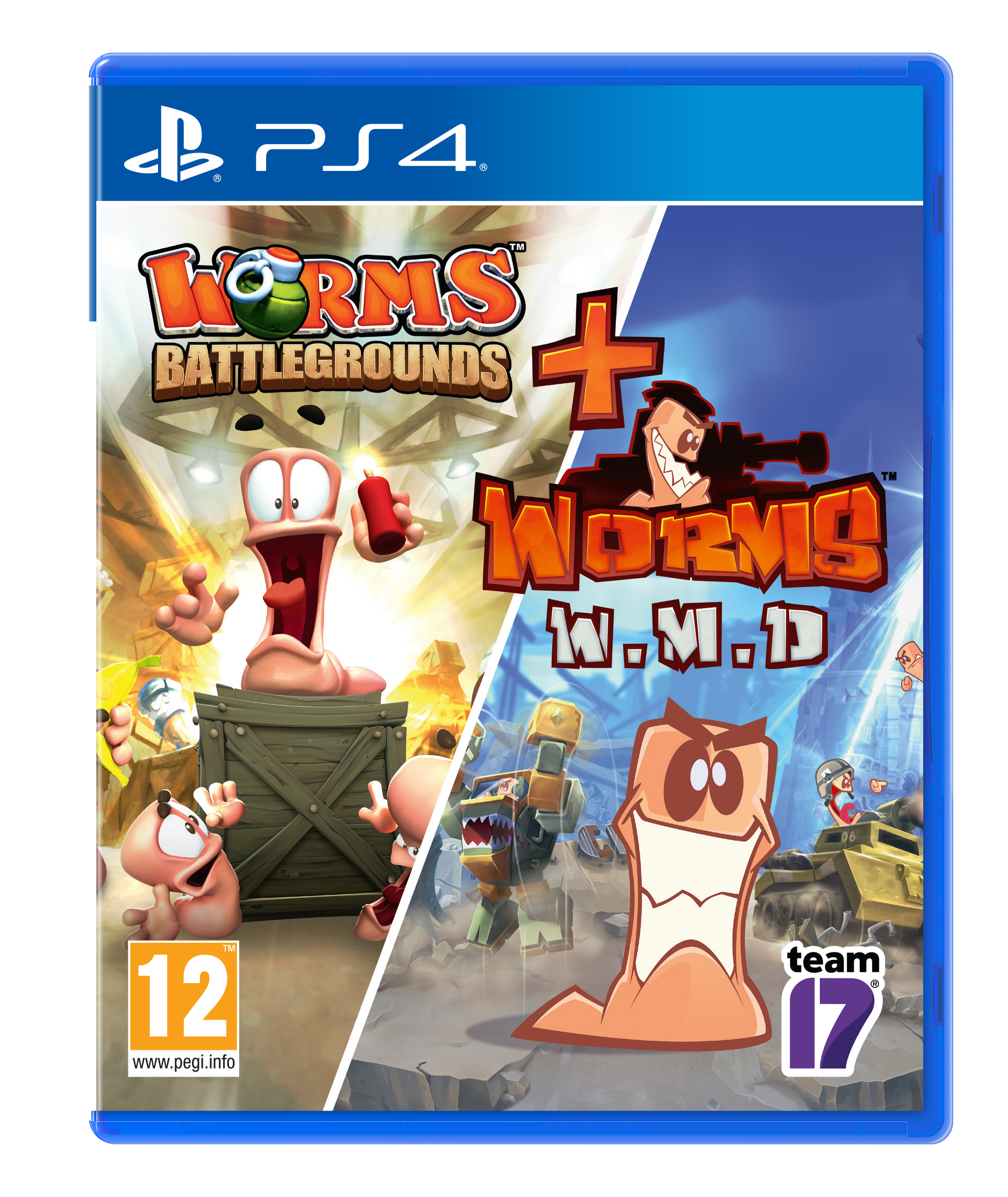 Worms Battlegrounds + Worms WMD Double Pack von Team 17