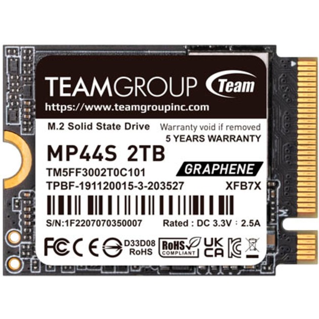 MP44S 2 TB, SSD von Team Group