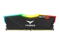 T-Force DELTA RGB - DDR4 - Set - 16 GB: 2 x 8 GB - DIMM 288-PIN - 3200 MHz / PC4-25600 - CL16 - 1,35 V - ungepuffert - non-ECC - schwarz von Team Group