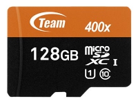 Team Group TUSDX128GUHS03, 128 GB, MicroSDXC, Klasse 10, UHS-I, 80 MB/s, 20 MB/s von Team Group