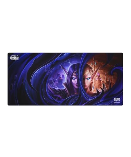 World of Warcraft The War Within Gaming-Mauspad, Computer-Mauspad, flache genähte Kante, rutschfeste Gummiunterseite, Gamer & Bürogebrauch, 35 x 16 - Offiziell lizenziert von Team Liquid