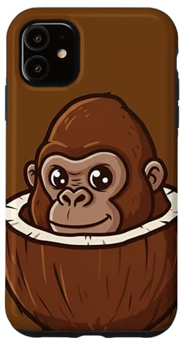 Affe aus Kokosnuss – Humor Tier Lustig Kreativ Original Hülle für iPhone 11 Affe aus Kokosnuss – Humor Tier Lustig Kreativ Original Hülle für iPhone 11 von Team Zeta