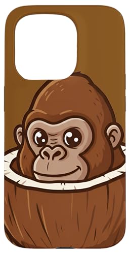 Affe aus Kokosnuss – Humor Tier Lustig Kreativ Original Hülle für iPhone 15 Pro Affe aus Kokosnuss – Humor Tier Lustig Kreativ Original Hülle für iPhone 15 Pro von Team Zeta