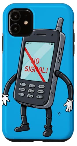 Altes Handy ohne Signal Retro Vintage Lustig Nostalgie Hülle für iPhone 11 von Team Zeta