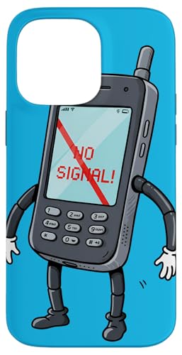 Altes Handy ohne Signal Retro Vintage Lustig Nostalgie Hülle für iPhone 14 Pro Max von Team Zeta