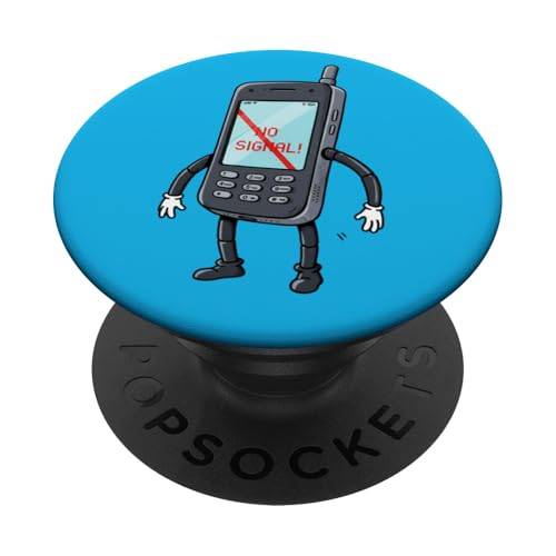 Altes Handy ohne Signal Retro Vintage Lustig Nostalgie PopSockets Klebender PopGrip Altes Handy ohne Signal Retro Vintage Lustig Nostalgie PopSockets Klebender PopGrip von Team Zeta