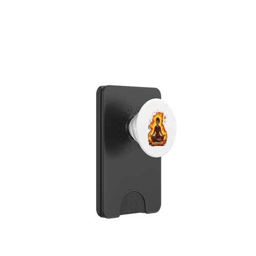 Anime-Boy Intensives Feuer Meditation Zen Geschenk Otaku Mann PopSockets PopWallet für MagSafe von Team Zeta