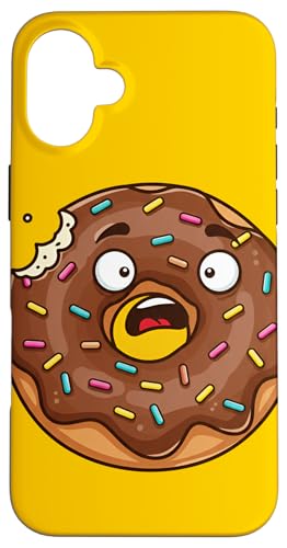 Donut Angst - Humor Lustige Dessert Essen Süßigkeiten Hülle für iPhone 16 Plus von Team Zeta
