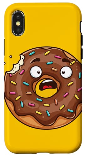 Donut Angst - Humor Lustige Dessert Essen Süßigkeiten Hülle für iPhone X/XS Donut Angst - Humor Lustige Dessert Essen Süßigkeiten Hülle für iPhone X/XS von Team Zeta