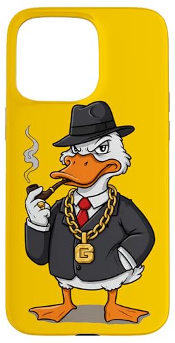 Ente Gangster Pfeife Lustig Chief Tier Lustig Humor Hülle für iPhone 15 Pro Max Ente Gangster Pfeife Lustig Chief Tier Lustig Humor Hülle für iPhone 15 Pro Max von Team Zeta
