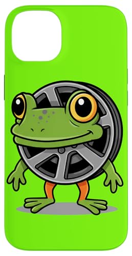 Frosch mit pneumatischem Rad – kreativer Tierhumor Original Hülle für iPhone 14 Plus Frosch mit pneumatischem Rad – kreativer Tierhumor Original Hülle für iPhone 14 Plus von Team Zeta
