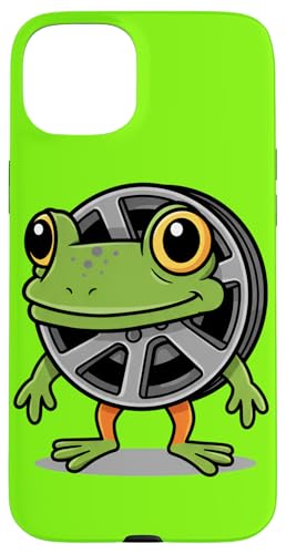 Frosch mit pneumatischem Rad – kreativer Tierhumor Original Hülle für iPhone 15 Plus Frosch mit pneumatischem Rad – kreativer Tierhumor Original Hülle für iPhone 15 Plus von Team Zeta