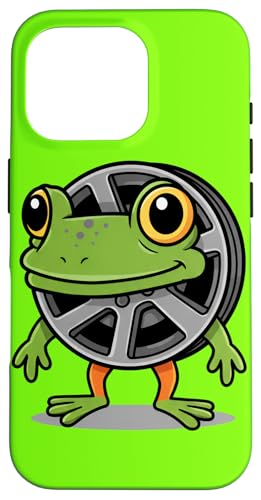 Frosch mit pneumatischem Rad – kreativer Tierhumor Original Hülle für iPhone 16 Pro Frosch mit pneumatischem Rad – kreativer Tierhumor Original Hülle für iPhone 16 Pro von Team Zeta