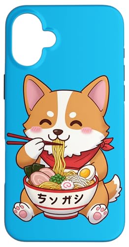 Hund isst Ramen Fan von Anime und japanischem Essen Hülle für iPhone 16 Plus von Team Zeta