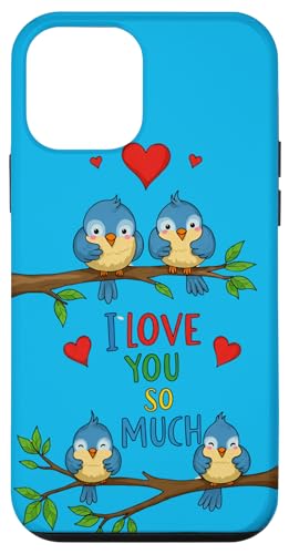 Ich liebe dich vieler Vögel Zweig Baum Liebe Geschenk Paar Hülle für iPhone 12 mini von Team Zeta