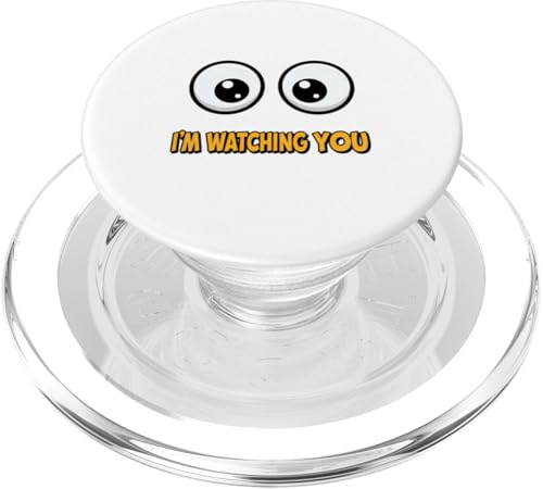 Ich sehe dich Lustige Augen Lustige Zeichnungen Humor PopSockets PopGrip für MagSafe Ich sehe dich Lustige Augen Lustige Zeichnungen Humor PopSockets PopGrip für MagSafe von Team Zeta