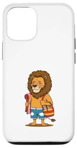 Lustiger Löwe mit Handtuch Ich mag den Sommer Strand Sommer Hülle für iPhone 12/12 Pro Lustiger Löwe mit Handtuch Ich mag den Sommer Strand Sommer Hülle für iPhone 12/12 Pro von Team Zeta