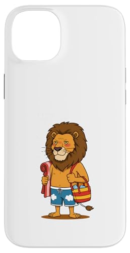 Lustiger Löwe mit Handtuch Ich mag den Sommer Strand Sommer Hülle für iPhone 14 Plus Lustiger Löwe mit Handtuch Ich mag den Sommer Strand Sommer Hülle für iPhone 14 Plus von Team Zeta