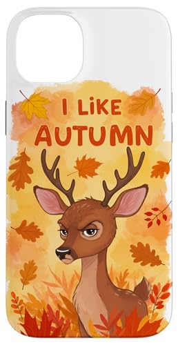 Lustiger mürrischer Hirsch Ich liebe den Herbst Humor Natur Hülle für iPhone 14 Plus Lustiger mürrischer Hirsch Ich liebe den Herbst Humor Natur Hülle für iPhone 14 Plus von Team Zeta