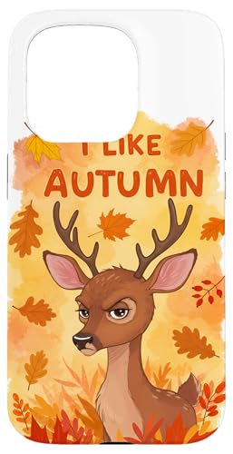 Lustiger mürrischer Hirsch Ich liebe den Herbst Humor Natur Hülle für iPhone 15 Pro Lustiger mürrischer Hirsch Ich liebe den Herbst Humor Natur Hülle für iPhone 15 Pro von Team Zeta