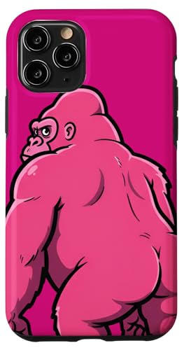Lustiger rosa Gorilla - Humor Tier illustriert Original Kunst Hülle für iPhone 11 Pro Lustiger rosa Gorilla - Humor Tier illustriert Original Kunst Hülle für iPhone 11 Pro von Team Zeta
