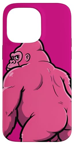 Lustiger rosa Gorilla - Humor Tier illustriert Original Kunst Hülle für iPhone 14 Pro Max Lustiger rosa Gorilla - Humor Tier illustriert Original Kunst Hülle für iPhone 14 Pro Max von Team Zeta