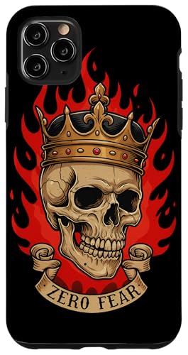 Schädel Krone Null Angst Gothic Tattoo Dunkle Kunst Hülle für iPhone 11 Pro Max Schädel Krone Null Angst Gothic Tattoo Dunkle Kunst Hülle für iPhone 11 Pro Max von Team Zeta
