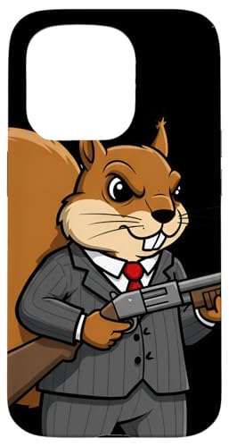Schickes Eichhörnchen mit Schrotflinten - Lustiges Tierhumor Hülle für iPhone 15 Pro Schickes Eichhörnchen mit Schrotflinten - Lustiges Tierhumor Hülle für iPhone 15 Pro von Team Zeta