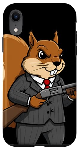 Schickes Eichhörnchen mit Schrotflinten - Lustiges Tierhumor Hülle für iPhone XR Schickes Eichhörnchen mit Schrotflinten - Lustiges Tierhumor Hülle für iPhone XR von Team Zeta