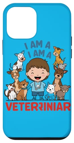 Tierarzt Haustiere Hund Katze Geschenk Mann Frau Hülle für iPhone 12 mini von Team Zeta