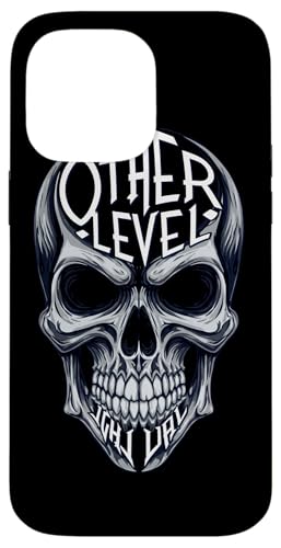 Totenkopf mit Zitat Eine andere städtische Ebene, Haltung Rebellen Terror Hülle für iPhone 14 Pro Max von Team Zeta