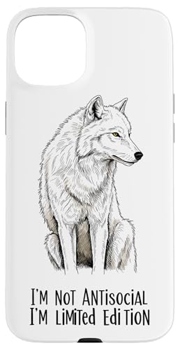 Weißer Wolf Ich bin nicht asozial Ich bin ein einziger Freigeist Hülle für iPhone 15 Plus Weißer Wolf Ich bin nicht asozial Ich bin ein einziger Freigeist Hülle für iPhone 15 Plus von Team Zeta