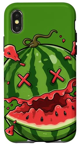 Zerstörte Wassermelone - Humor Obst Lustiges Essen Original Hülle für iPhone X/XS Zerstörte Wassermelone - Humor Obst Lustiges Essen Original Hülle für iPhone X/XS von Team Zeta